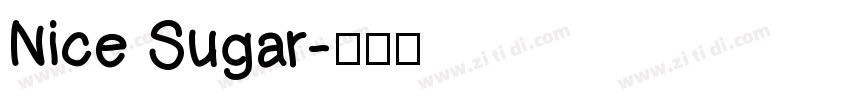 Nice Sugar字体转换